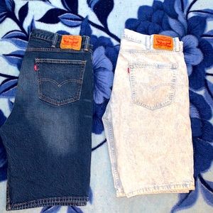 (2 pairs) Levi’s jean shorts